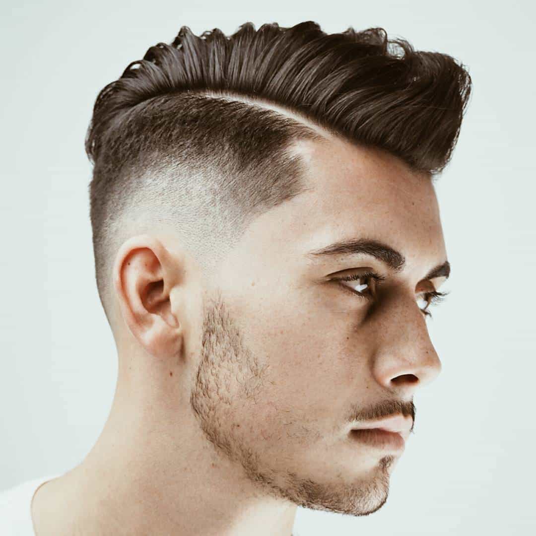 Short Hair Style For Round Face Shape Man 