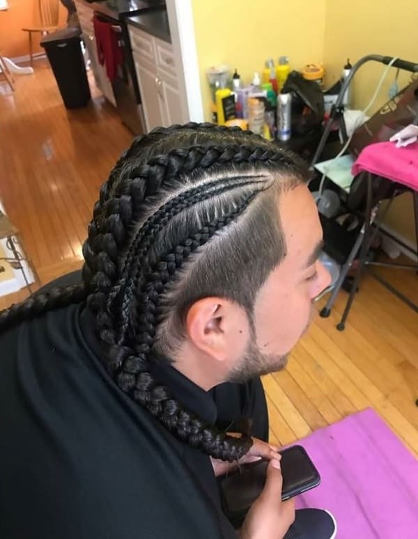 11 Engaging Hairstyles For Men With Dutch Braids 2020 Trend