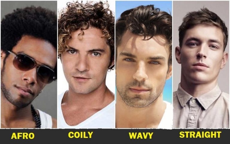 types of hair texture male