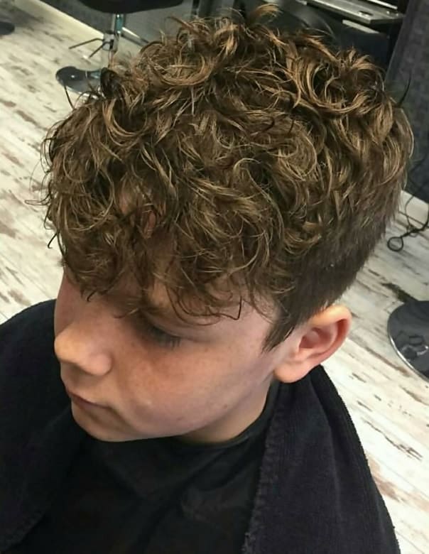 74  Best Haircut For Curly Hair Boy for Rounded Face