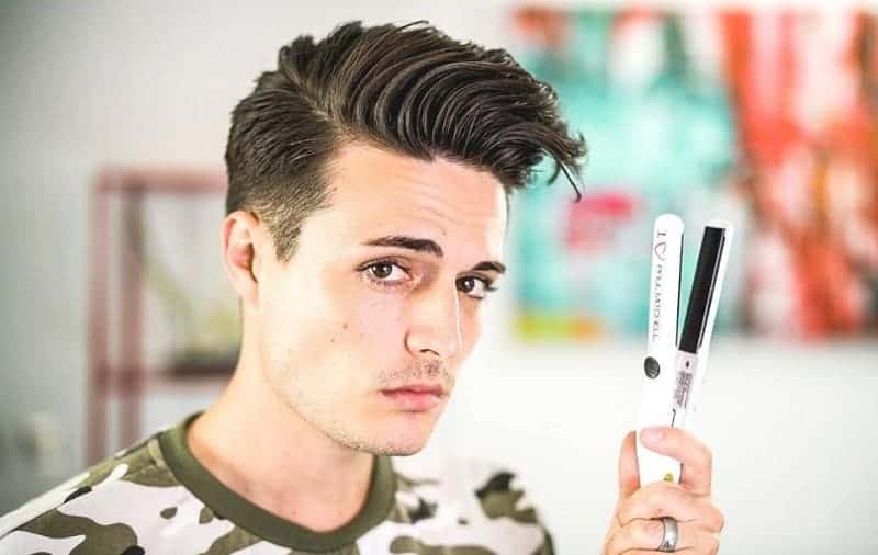 How To Flat Iron Your Hair Without Damaging It Cool Men S Hair