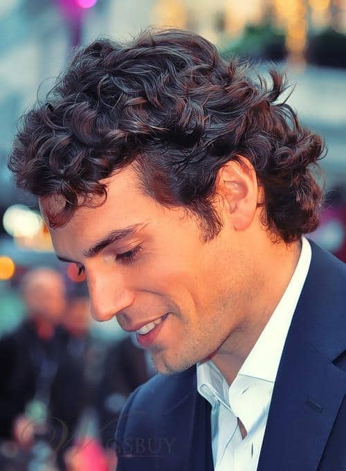 Simple Curly Long Hairstyles Male for Simple Haircut