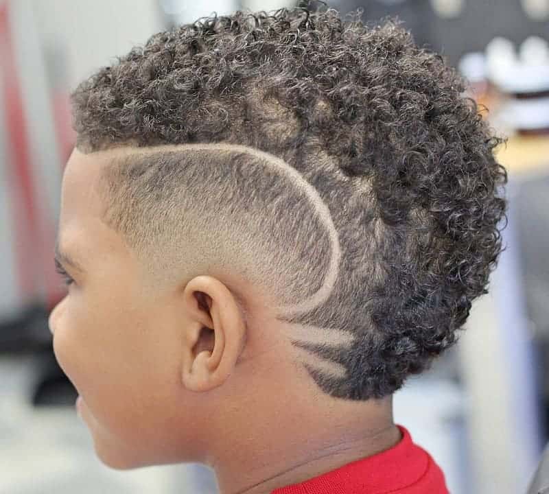  Mohawk Haircut For Black Boy for Short hair