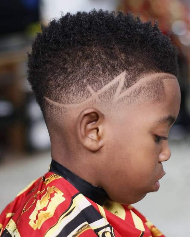 Short Little Boy Hairstyles African American for Oval Face