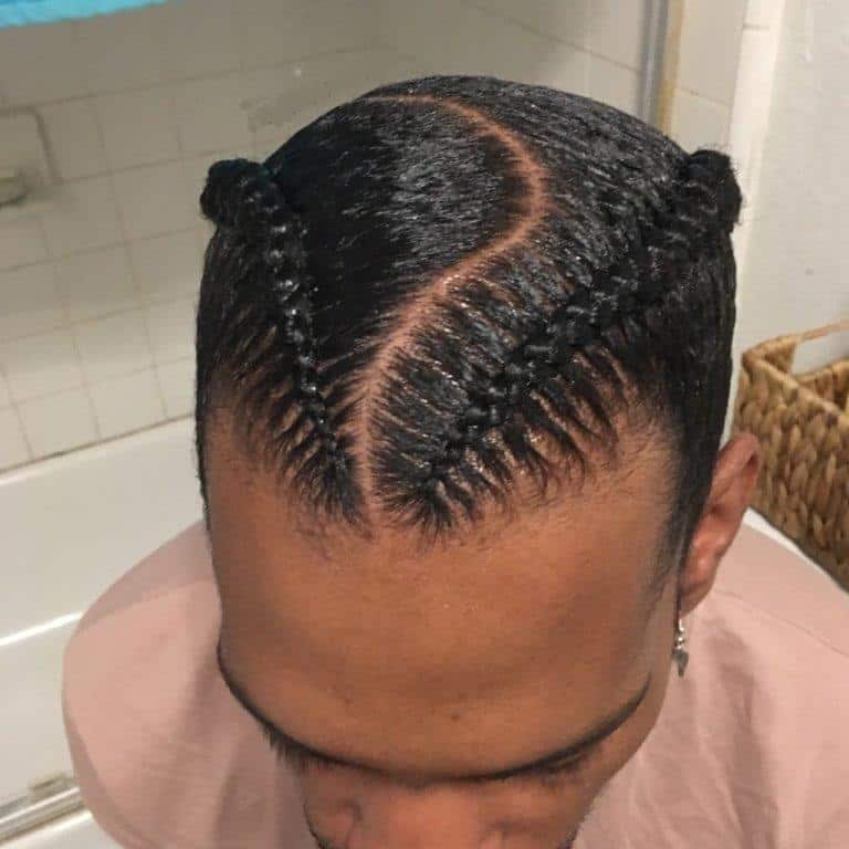 9 Alluring Two Braided Hairstyles For Men Trending In 2020