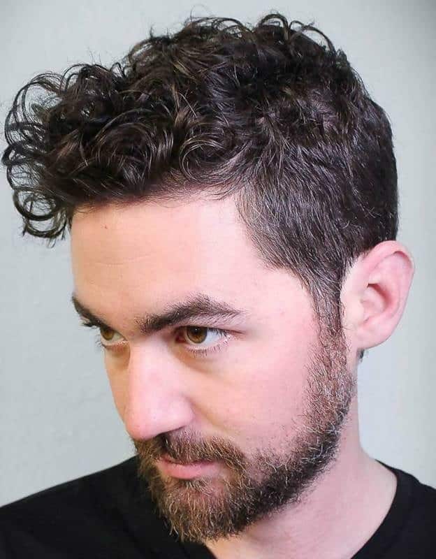 33 Best Hairstyles for guys with short curly hair for Oval Face