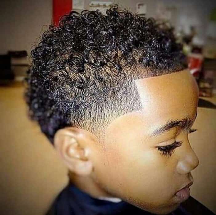 Medium Curly Hairstyles For Black Boy Toddlers for Men Haircut