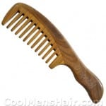 Wide Tooth Sandalwood Comb