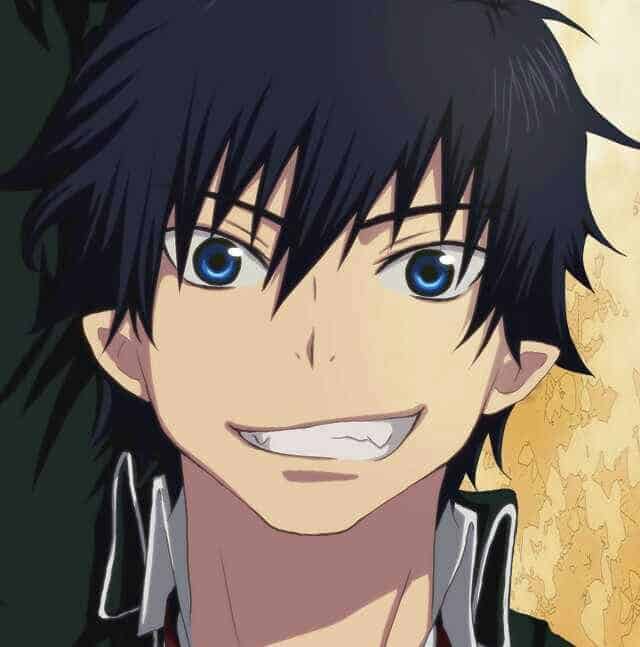 Rin Okumura Anime black hairstyle 