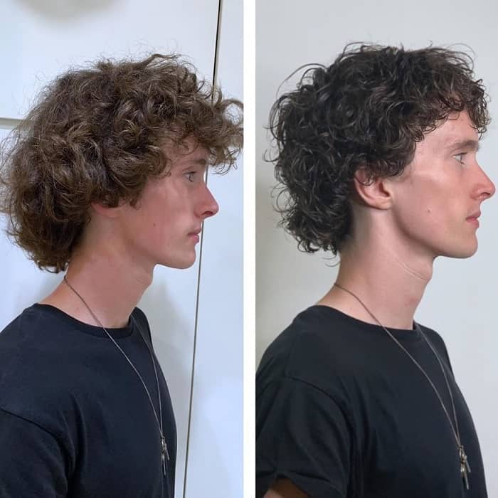 1 Curly Mushroom Cut 