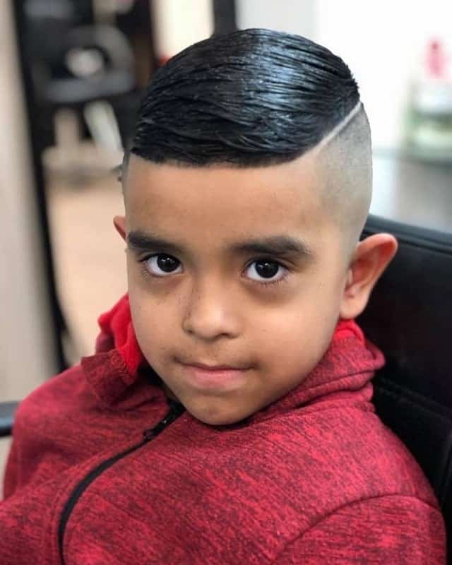 Hard Part Haircut  for 4 Year old boys