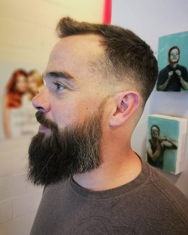 Top 10 Fade Haircut with Beard