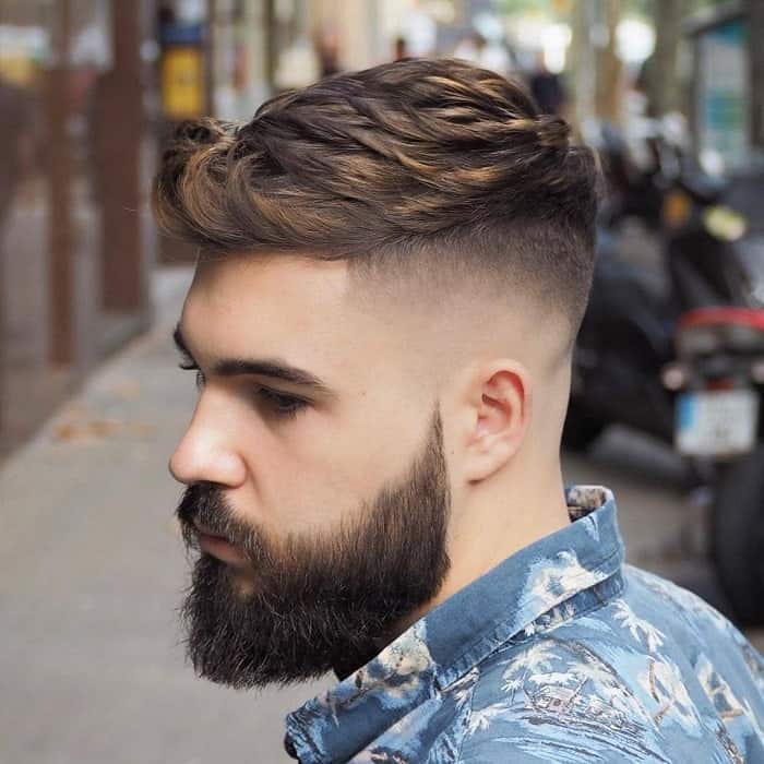 Mid fade haircut