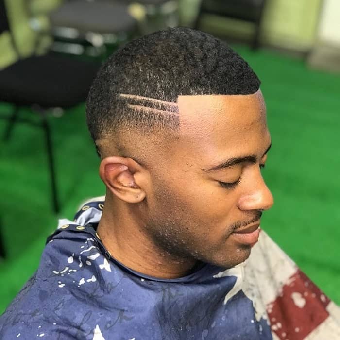 Black Men's High Temp Fade