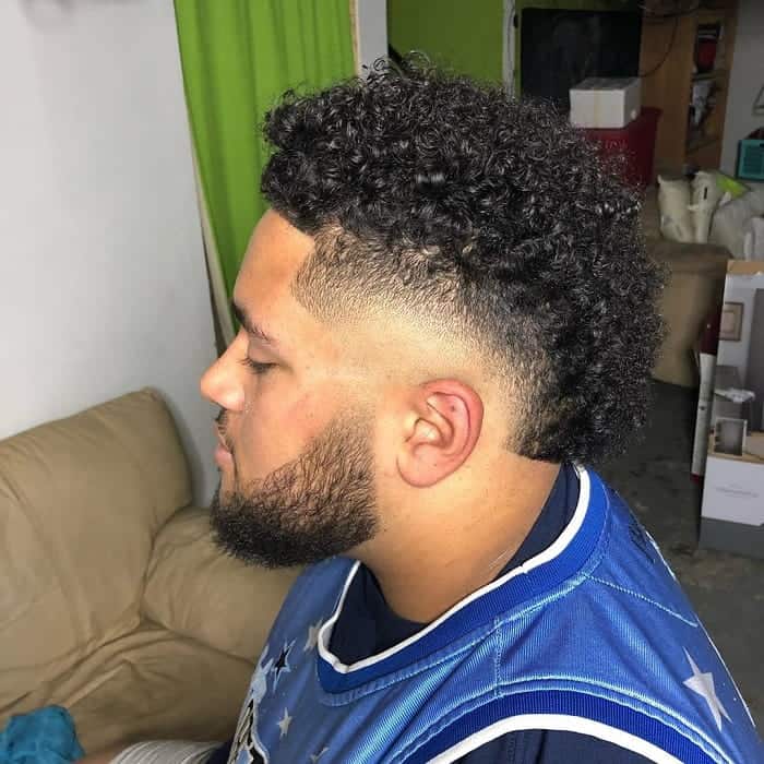 4 and 1 haircut burst fade