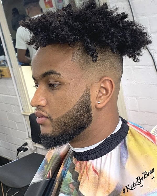 Southside Fade on Long Top