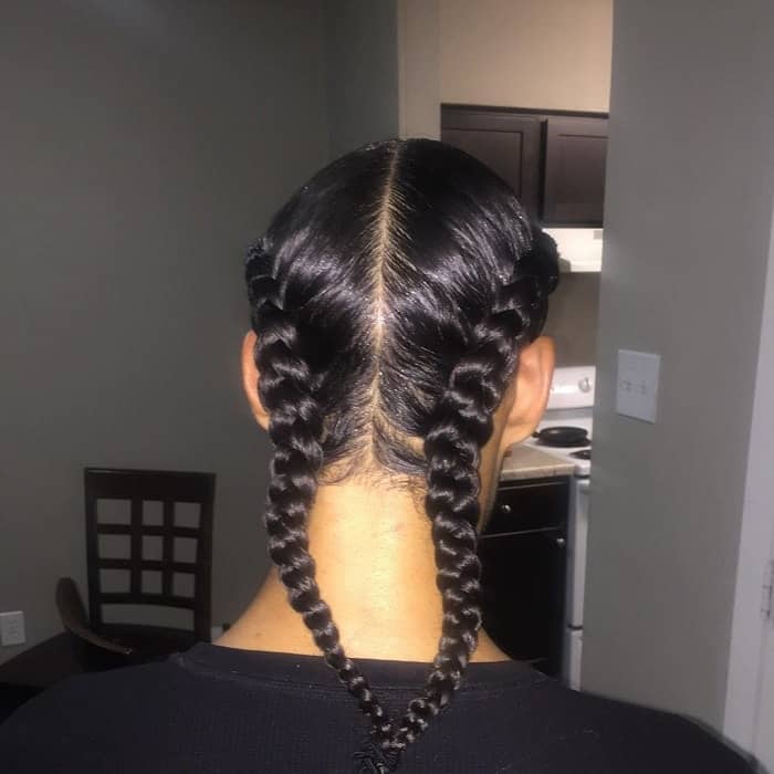 Men's Two Braids