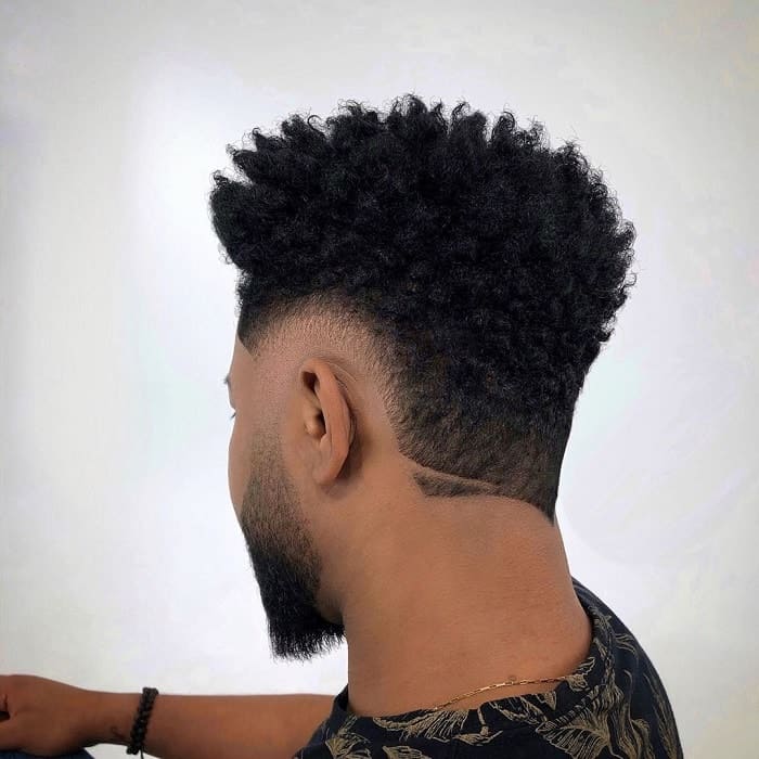 burst fade haircut design