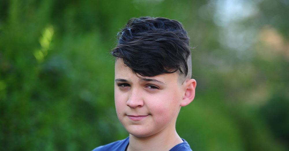 classic buzz cut for 13 year old boy