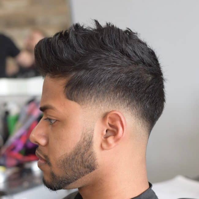 textured fauxhawk for short hair