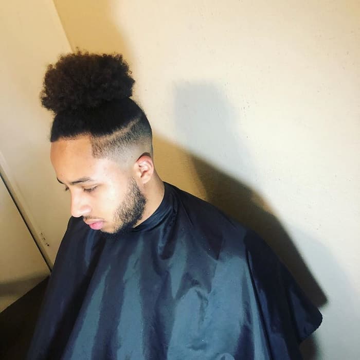 Mid Fade with Long Top 
