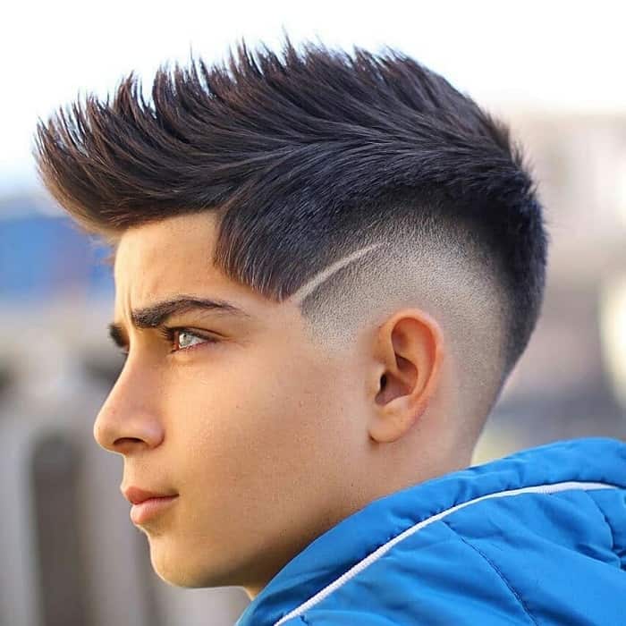 Faux hawk haircut for boys