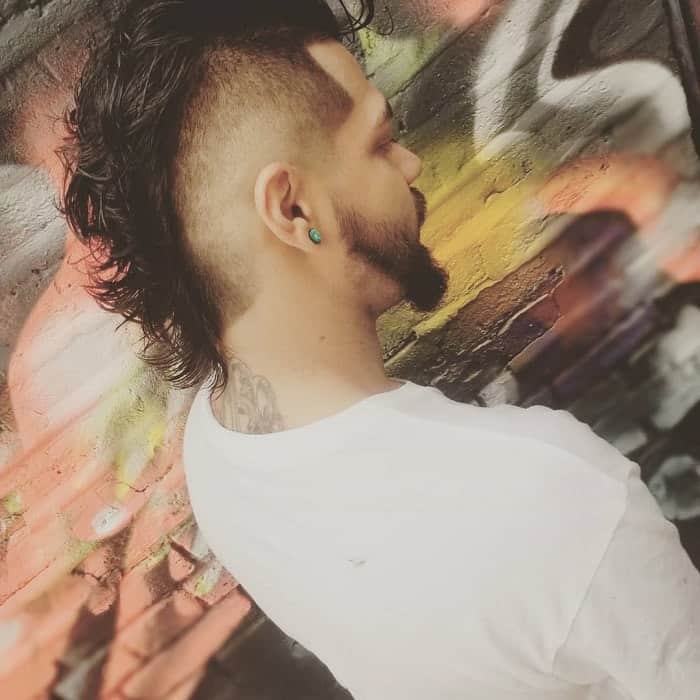 Burst Fade on Long Hair