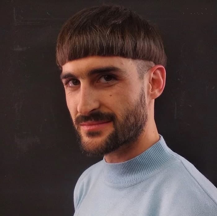 Mushroom Cap Haircut for Men