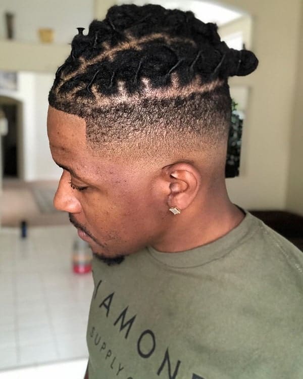 High Top Dreads With Fade