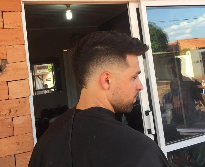  Low Fade on Mohawk Cut 