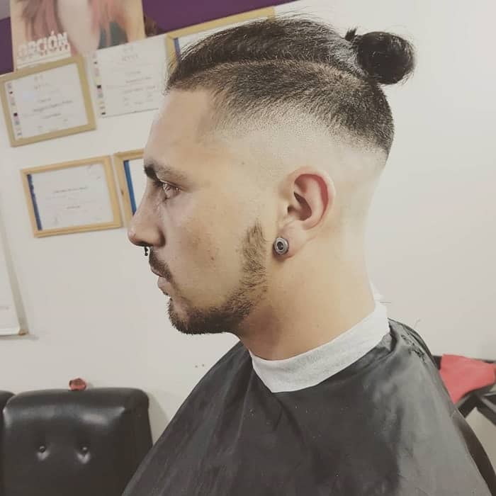 Skin Fade on Long Hair