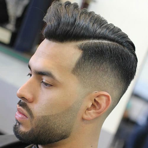 Hard Part on side with Taper Fade