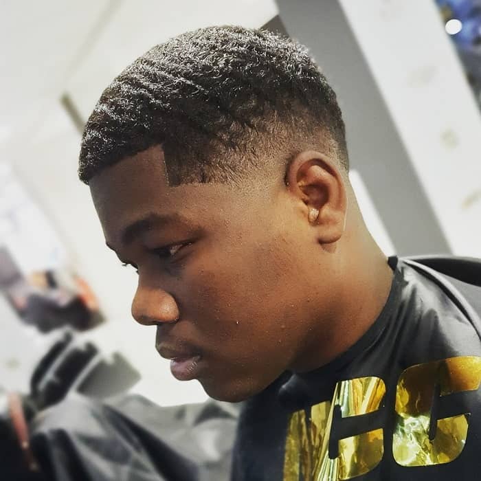 Burst Taper Fade With Waves