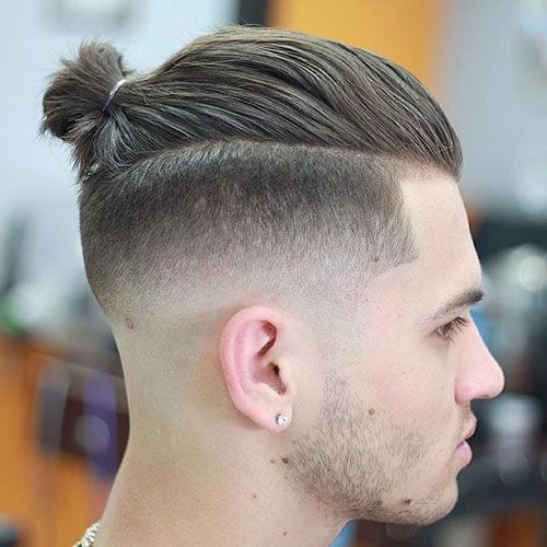 20 Best Man Bun Fade Undercuts For Long Hair  The Hair Trend