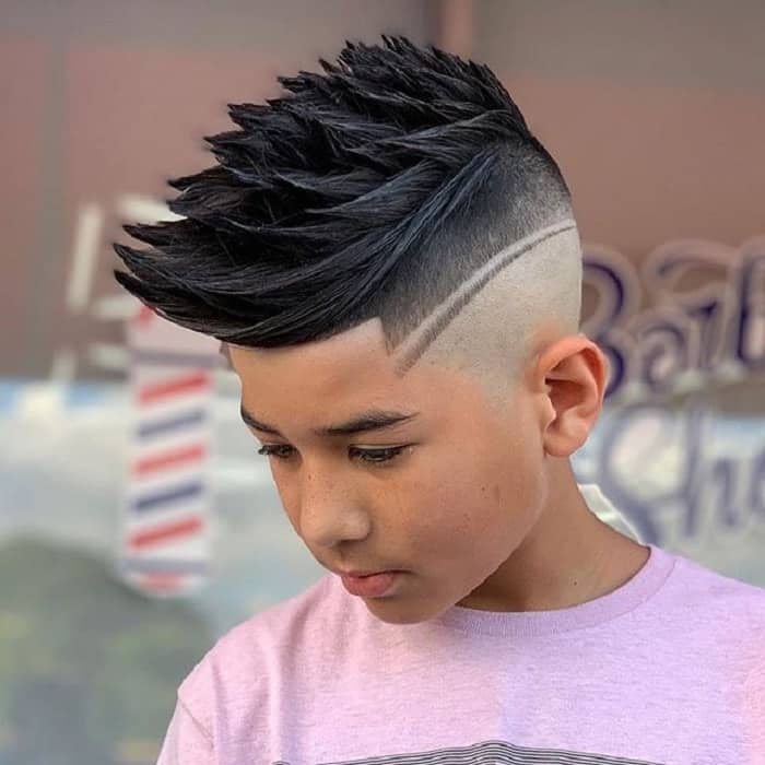 Boy's Fauxhawk Fade 