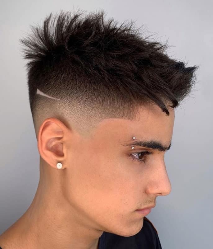 Short Layered Tapered Haircut  