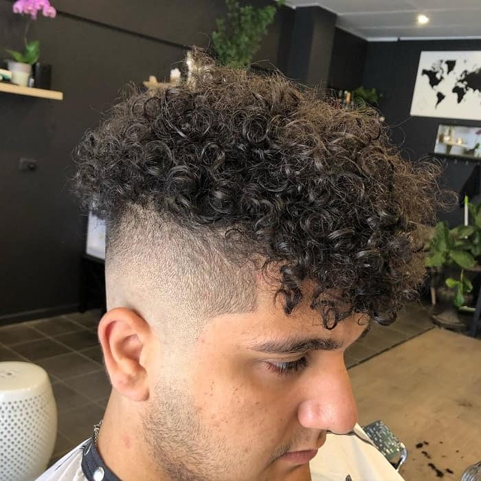 Skin Fade for Curls 