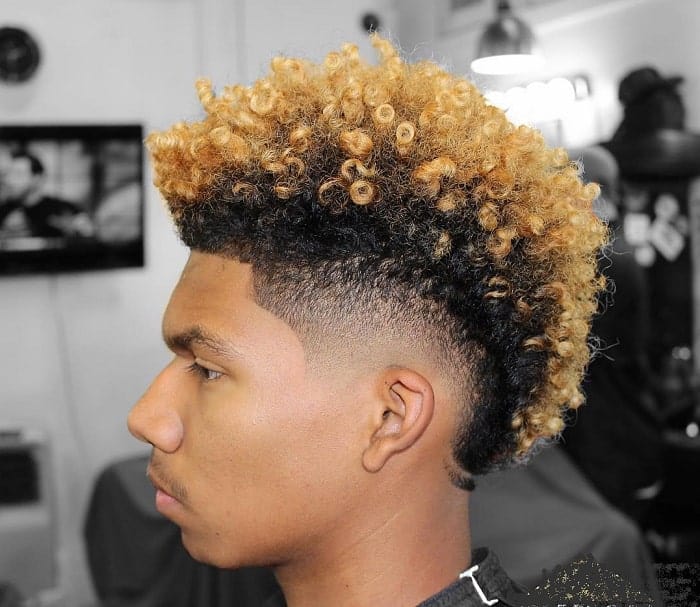 High Top Burst Fade