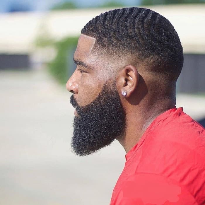 360 Waves Haircut Taper Fade