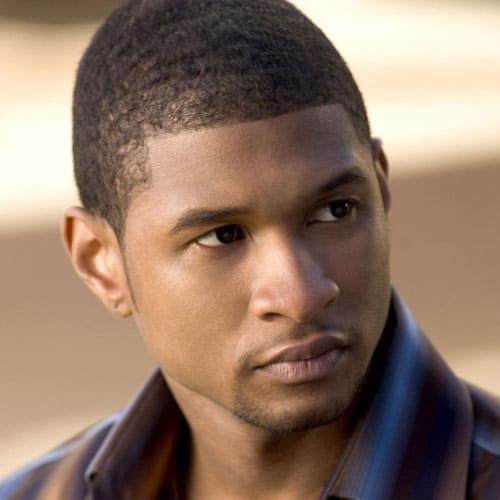 usher haircut perm