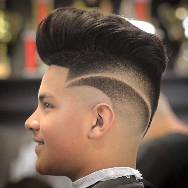  Designed High Temp Fade and Pompadour