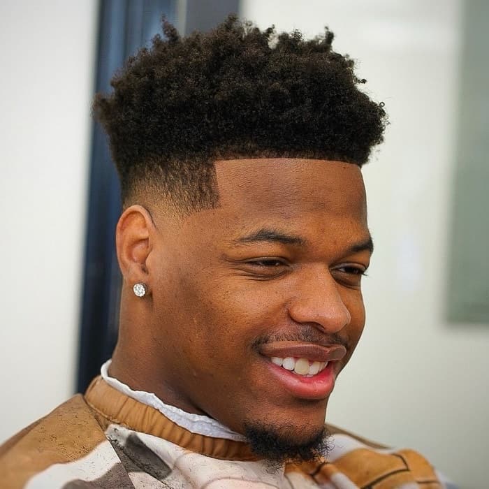 Afro Taper Fade Haircut 