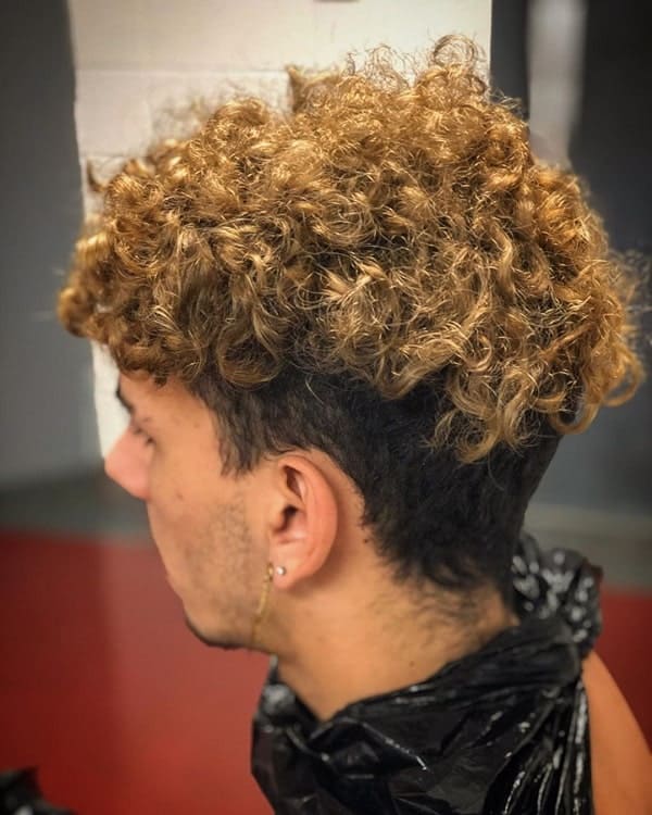 Fresh Curly Hairstyle for Men