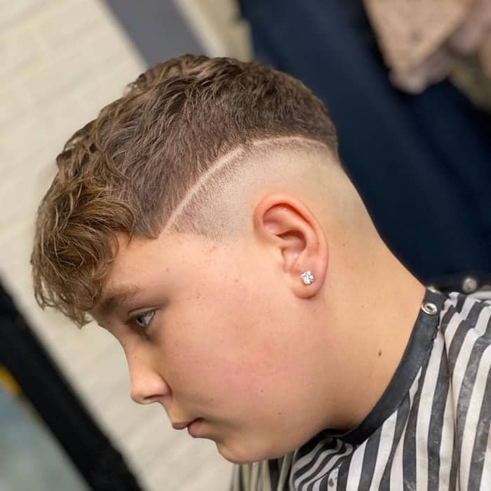 Fade Haircut for 8 Year Olds