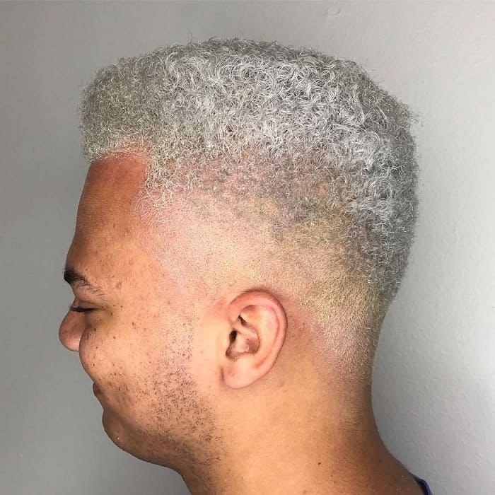 curly box fade