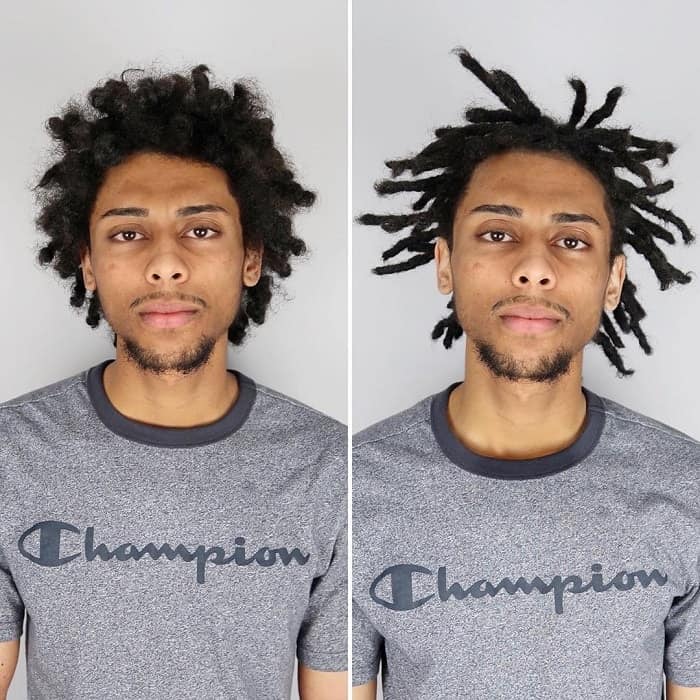 Freeform Dreads for Short Hair