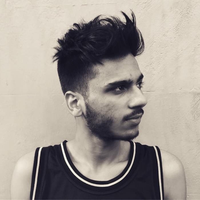 textured quiff haircut