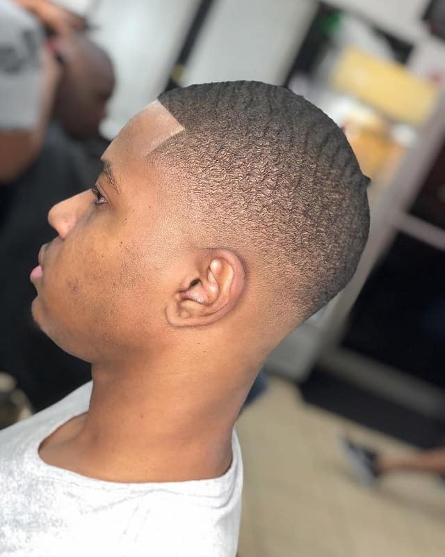 360 Waves with Mid Taper Fade  