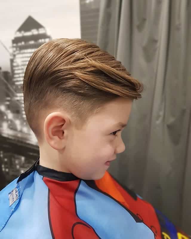 5 year old boy side swept haircuts