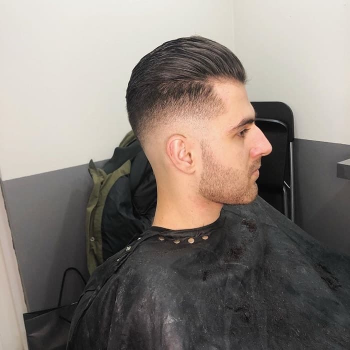 Comb Over with Skin Fade